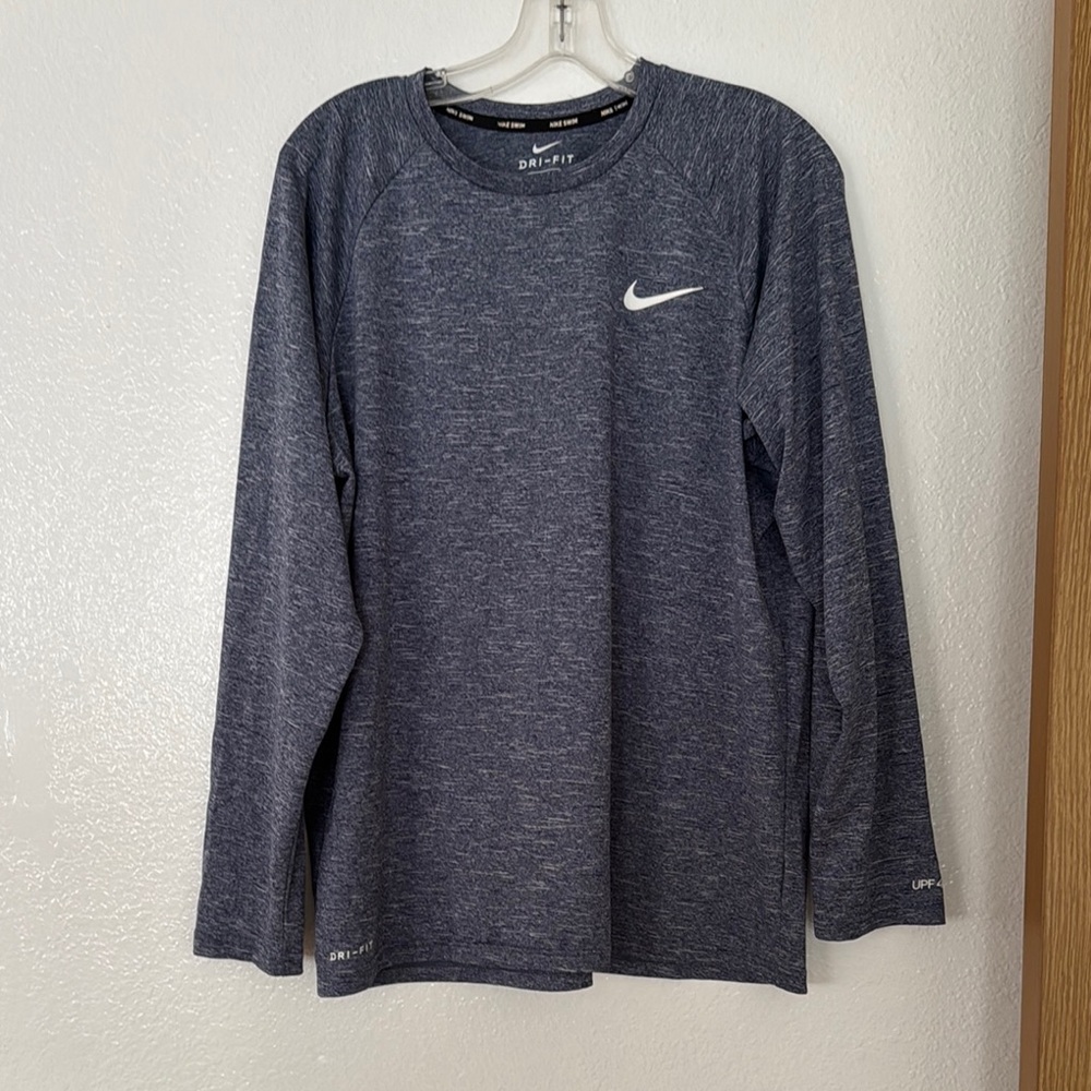 Nike rush guard SPF40+ Long Sleeve Dark Gray